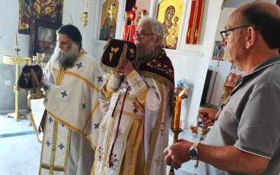 Τα Ανδρεολάτα γιόρτασαν με λαμπρότητα τον άγιο Παναγή Μπασιά