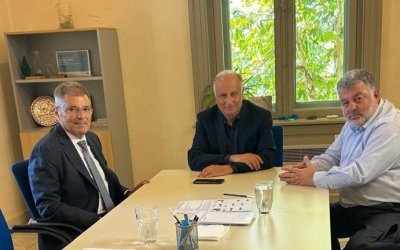 Π. Καππάτος: Συνάντηση Εργασίας με τον Πρόεδρο του Πράσινου Ταμείου και τον Δήμαρχο Αργοστολίου