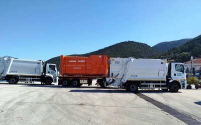 Και νέα ενίσχυση του στόλου καθαριότητας του Δήμου Σάμης με τρία σύγχρονα οχήματα