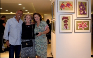 Εγκαίνια της Έκθεσης Ζωγραφικής της Λίζας Μέρλιν Βασιλάτου