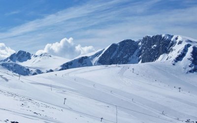 Χιόνισε στον Παρνασσό, άδειο το χιονοδρομικό κέντρο (video)