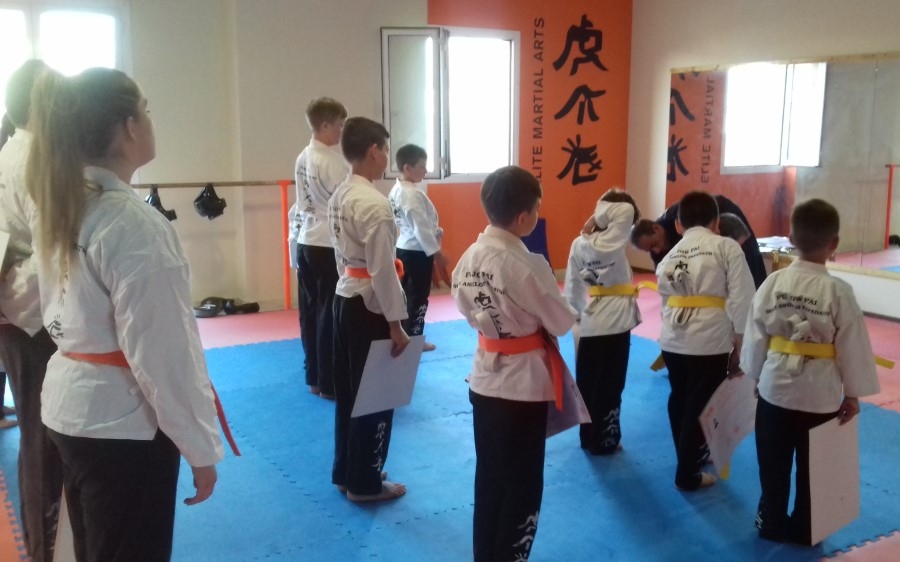 Σχολή Kung Fu: Απονομή των ζωνών στους επιτυχόντες μαθητές των εξετάσεων