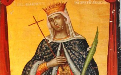 Δυο ενδιαφέρουσες εικόνες της Αγίας Αικατερίνης στην Κεφαλονιά