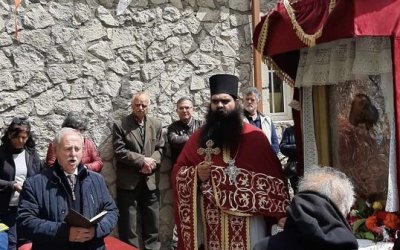 Εικόνες απο τον εορτασμό της Ζωοδόχου Πηγής στα Αργίνια