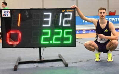 Ο Χάρης Αλιβιζάτος πέταξε στα 2.25 και έγραψε ιστορία με νέο πανελλήνιο ρεκόρ Κ20