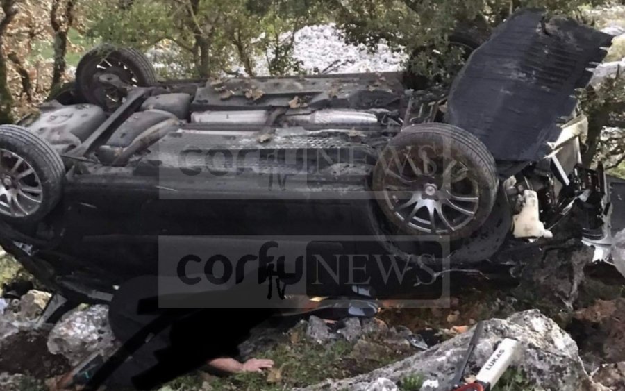 Κέρκυρα: Αυτοκίνητο έπεσε σε γκρεμό από ύψος 20 μέτρων