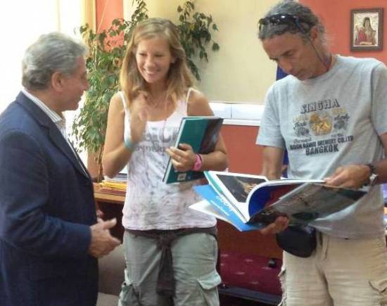 Στον Περιφερειάρχη Ιονίων Νήσων Σ. Σπύρου τηλεοπτικό συνεργείο της RAI 3