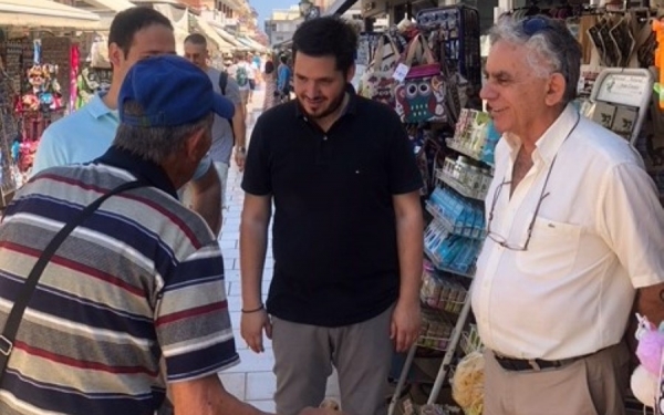 Περιοδεία του υποψηφίου με τη ΝΔ Γιώργου Κοκκόλη στο Αργοστόλι