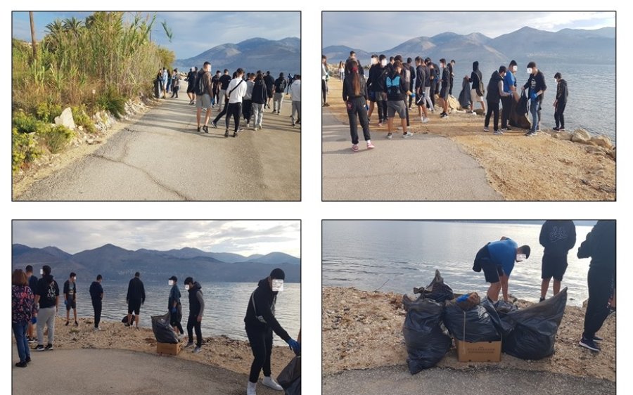 Πολλά Μπράβο! Περιβαλλοντική δράση &quot;Καθαρισμός ακτών Ληξουρίου, κατά μήκος της παραλίας του Αγίου Σπυρίδωνα&quot; από τους μαθητές του ΕΠΑΛ Ληξουρίου (εικόνες)