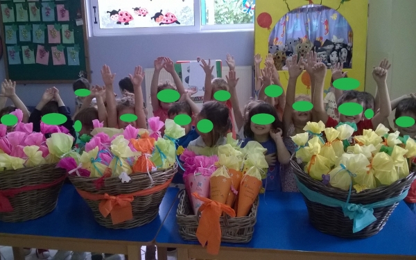 Ο αγιασμός στο ''Κόκκινο Μπαλόνι''