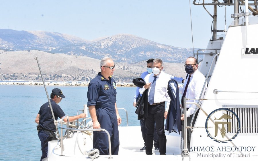 Η επίσκεψη του Γενικού Γραμματέα Αιγαίου και Νησιωτικής Πολιτικής στο Ληξούρι (εικόνες)