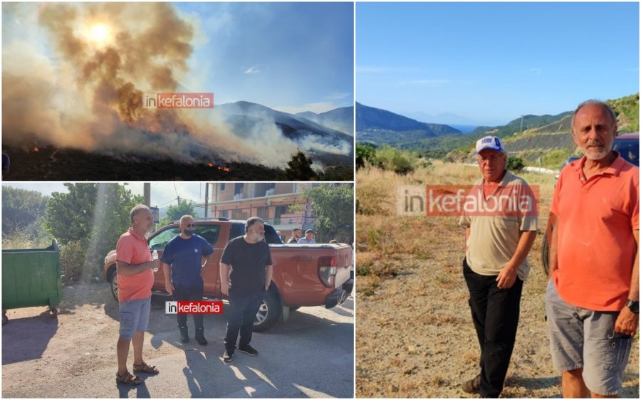 Οδυσσέας Γαλιατσάτος: &quot;Επίγεια και εναέρια μέσα στη μάχη με την φωτιά στους οικισμούς της ΝΑ Κεφαλονιάς&quot;