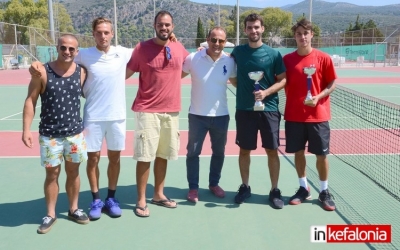 Ο Καπόγιαννης και πάλι «βασιλιάς» στο Πανελλαδικό βαθμολογούμενο τουρνουά τένις &quot;KEFALONIAN OPEN&quot; του ΚΟΑ