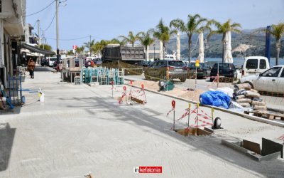 Η νέα παραλιακή Αργοστολίου παίρνει μορφή