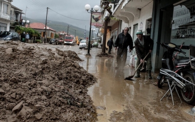 Τις πληγές της μετρά η Δυτική Ελλάδα μετά τη θεομηνία