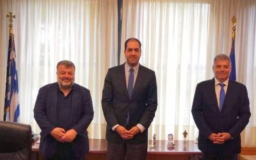 Συνάντηση Εργασίας Βουλευτή και Δημάρχου Αργοστολίου με τον Υφυπουργό Υποδομών και Μεταφορών Ιωάννη Κεφαλογιάννη στην Αθήνα