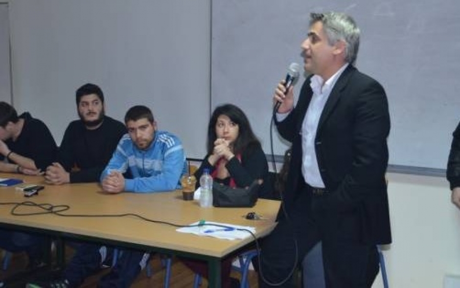 Διάλεξη στο ΤΕΙ από τον Αγησίλαο Κονιδάρη