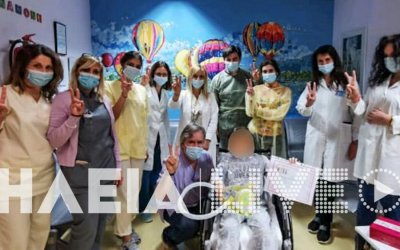 Πανηγυρίζουν στο νοσοκομείο του Ρίο: Βγήκε από τη ΜΕΘ το παιδάκι με το μεταφλεγμονώδες σύνδρομο