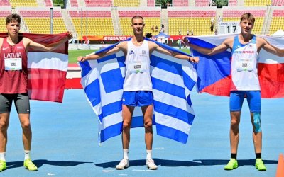Μπράβο στον "ιπτάμενο" Χάρη που πέταξε στην κορυφή της Ευρώπης, κερδίζοντας χρυσό μετάλλιο και εθνική υπερηφάνεια
