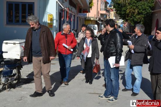 Περιοδεία στο Ληξούρι των υποψήφιων βουλευτών του ΣΥΡΙΖΑ - Άκουσαν τα προβλήματα των πολιτών