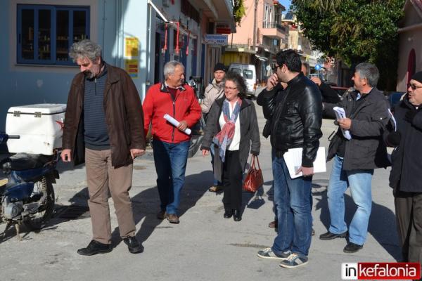 Περιοδεία στο Ληξούρι των υποψήφιων βουλευτών του ΣΥΡΙΖΑ - Άκουσαν τα προβλήματα των πολιτών