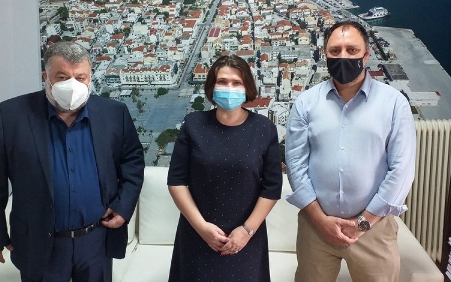Την Πρέσβειρα της Σλοβακίας υποδέχθηκε ο Δήμαρχος Αργοστολίου