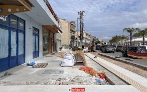 Επιτάχυνση του έργου ανάπλασης της παραλιακής Αργοστολίου