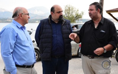 Στο Ληξούρι ο Υφυπουργός Πολιτκής Προστασίας Χρήστος Τριαντόπουλος