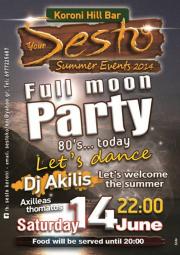 Full moon party @ Sesto (Koroni)