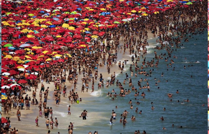 Πώς είναι μια καθημερινή μέρα σε παραλία του Ρίο;