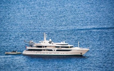 Το Υπερπολυτελές Yacht Lady Marina στην Κεφαλονιά