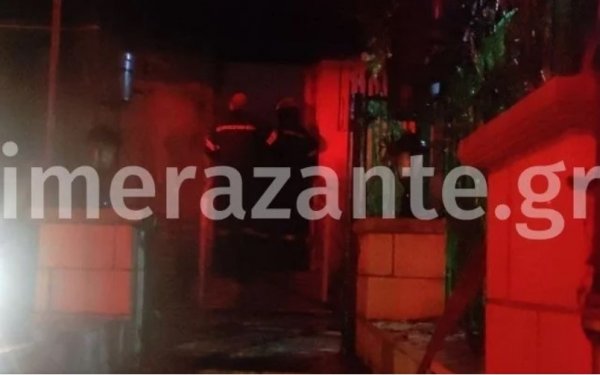 Ζάκυνθος: Εκτεταμένες ζημιές σε σπίτι από πυρκαγιά – Στο νοσοκομείο ηλικιωμένος με εγκαύματα