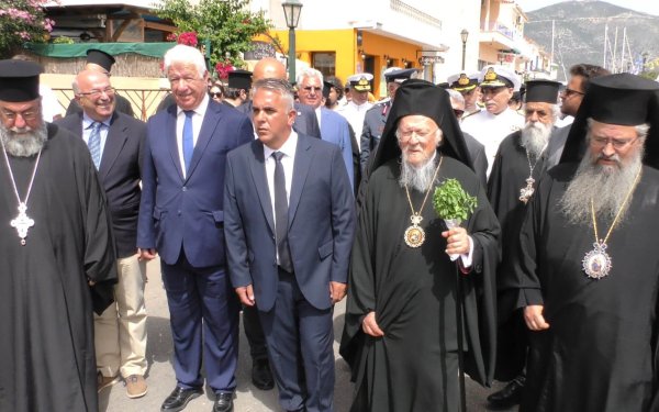 Ο Οικουμενικός Πατριάρχης Βαρθολομαίος στην Ιθάκη