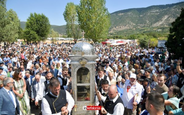Λαοθάλασσα πιστών στον εορτασμό του Αγίου Γερασίμου