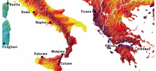 LeMonde: Σεισμοί χωρίς προηγούμενο στην Ευρώπη - Στο κόκκινο και η Κεφαλονιά