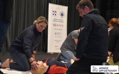 Ολοκληρώθηκε ο κύκλος εκπαίδευσης Πρώτων Βοηθειών για το προσωπικό του Δήμου Αργοστολίου