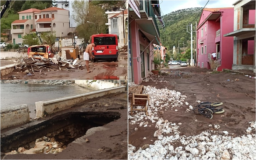 Βιβλική καταστροφή στην Αγία Ευφημία- Η επόμενη μέρα (εικόνες)