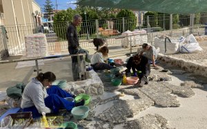 Αρχαιολογικό Μουσείο Σάμης: Συνεχίζονται οι εργασίες της αποκατάστασης των ψηφιδωτών (εικόνες)