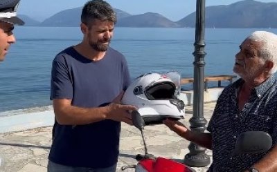 «Μηδενική ανοχή στη μη χρήση κράνους» - Δράση ευαισθητοποίησης από το Αστυνομικό Τμήμα Σάμης