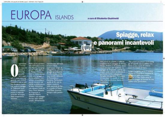 Αφιέρωμα του Ιταλικού περιοδικού Terra & Mare στην Κεφαλονιά
