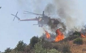 Ζάκυνθος:  Φωτιά κοντά στην πόλη