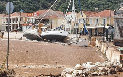 Απεντάσσεται και ο αντιπλημμυρικός αγωγός της Αγίας Ευφημίας μαζί με τα άλλα 5 έργα στην Κεφαλονιά