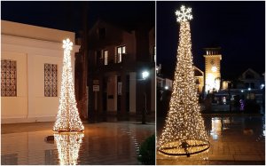 Αργοστόλι: Άναψε το χριστουγεννιάτικο δέντρο στην πλατεία Καμπάνας (εικόνες)