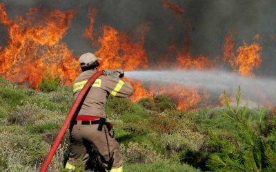 Δεν σβήνουν οι φωτιές μόνο από τον ουρανό , αλλά από τη συνεργατική δουλειά από τον πιλότο έως τον εθελοντή με το φτυάρι