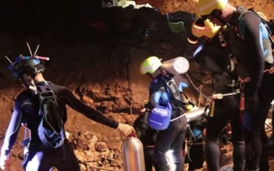 Ταϊλάνδη: Ξεκίνησε η επιχείρηση διάσωσης των 12 παιδιών -Κορυφώνεται η αγωνία [εικόνες]