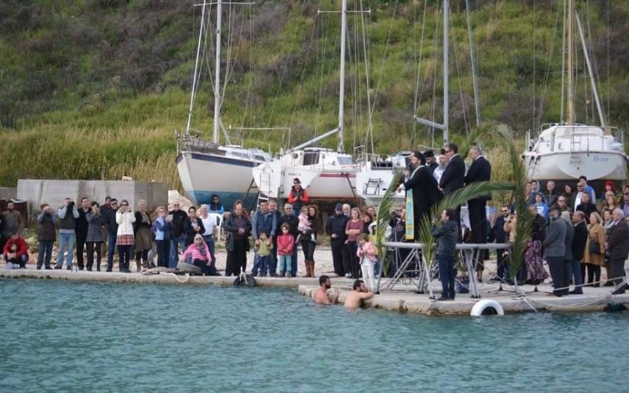 Ο Αγιασμός των Υδάτων στον Κατελειό