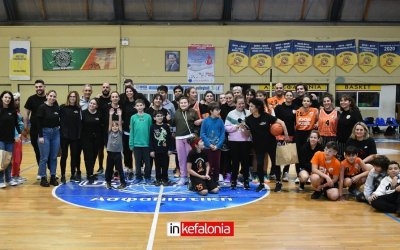 Μπάσκετ, χαμόγελα και αλληλεγγύη στον Χριστουγεννιάτικο αγώνα του Ειδικού Δημοτικού Σχολείου