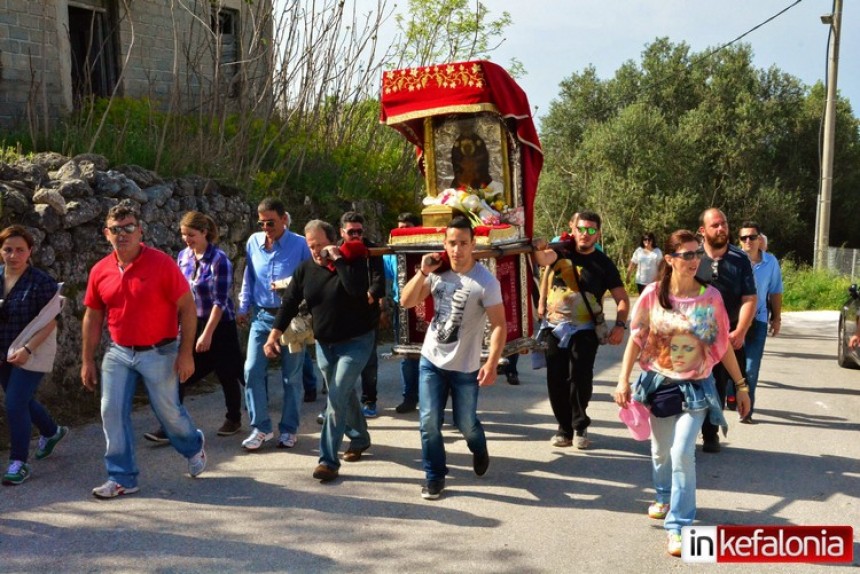 Σήμερα το απόγευμα η λιτανεύση της εικόνας της Παναγίας Σισσίων στο Κάστρο Αγίου Γεωργίου