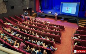 1o Γυμνάσιο Αργοστολίου: Η εκδήλωση ''Η καντάδα, το λαϊκό χορωδιακό τραγούδι της Κεφαλονιάς''