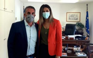 Με την Υφυπουργό Τουρισμού συναντήθηκε ο Δήμαρχος Ιθάκης